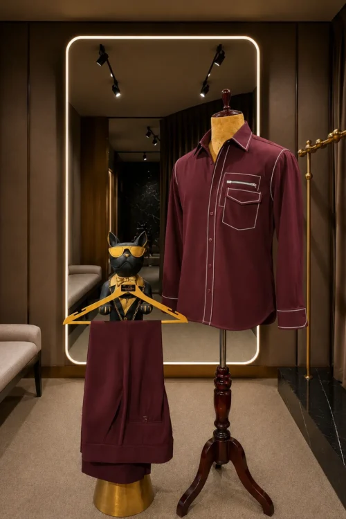 Premium Maroon Co-Ord Set
