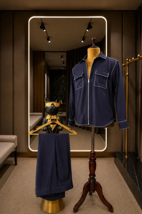 Premium Navy Blue Co-Ord Set