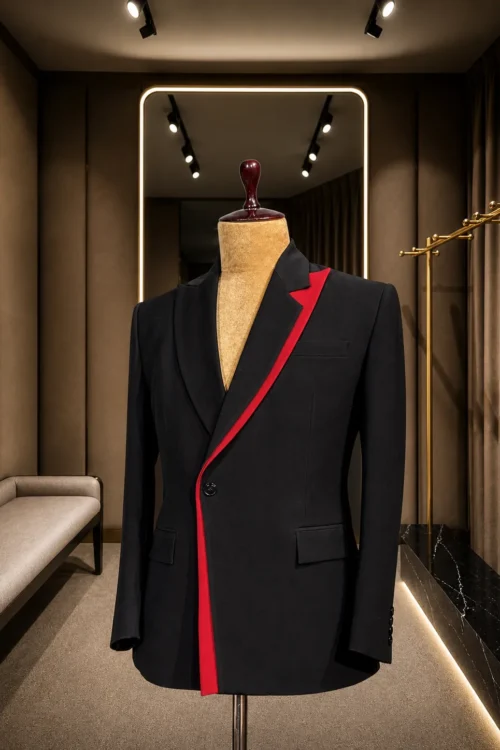 Premium Black Designer Blazer
